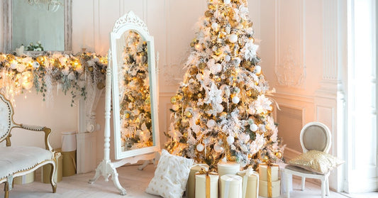 grand christmas tree set up