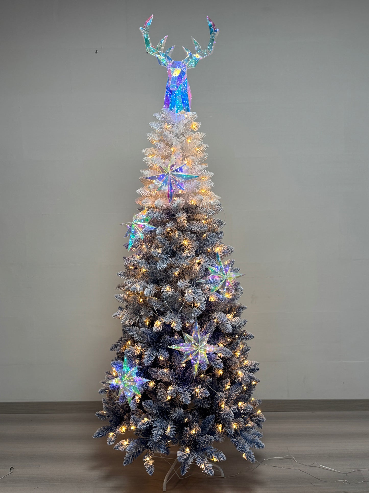 Official Harry Potter™ "Expecto Patronum" Snow Flock Christmas Tree (6ft, 280 LED lights)