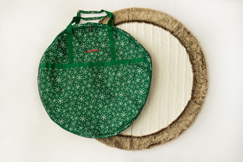 Storage Bag & Knitted Tree Skirt Bundle with FREE Santa Set (Save US$89)