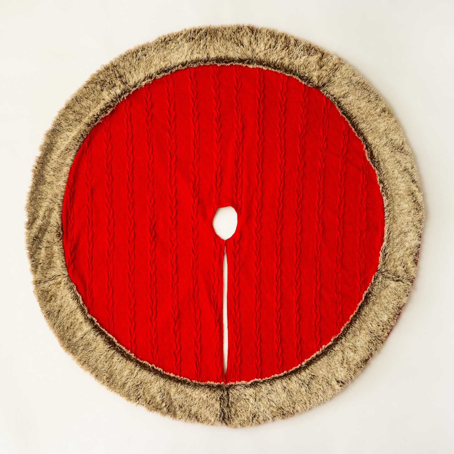 CLEARANCE SALE - Knitted Christmas Tree Skirt (120cm / 47")